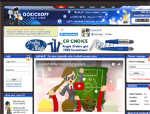 Tablet Screenshot of gokickoff.com